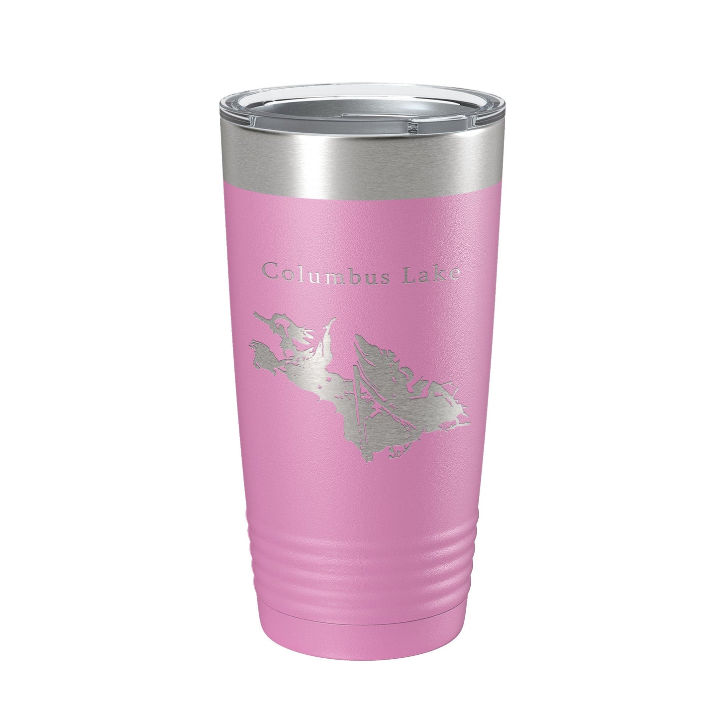 Columbus Lake Map Tumbler Travel Mug Insulated Laser Engraved Coffee Cup Mississippi 20 oz-14