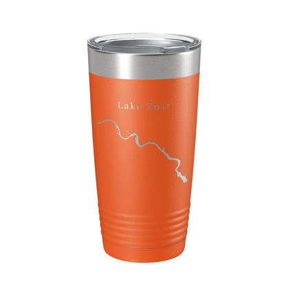 Lake Zoar Map Tumbler Travel Mug Insulated Laser Engraved Coffee Cup Housatonic River Connecticut 20 oz-17