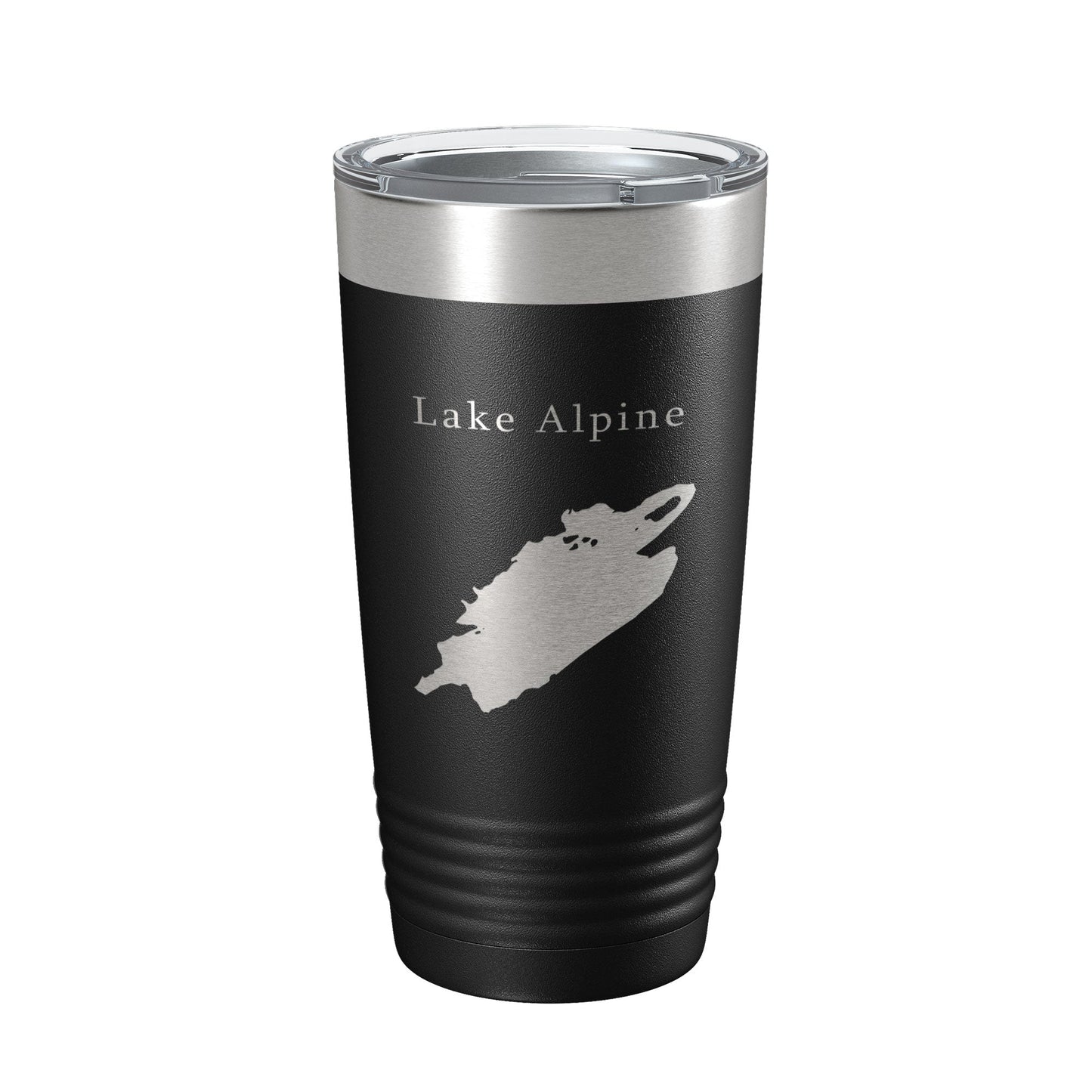 Lake Alpine Map Tumbler Travel Mug Insulated Laser Engraved Coffee Cup California 20 oz-0