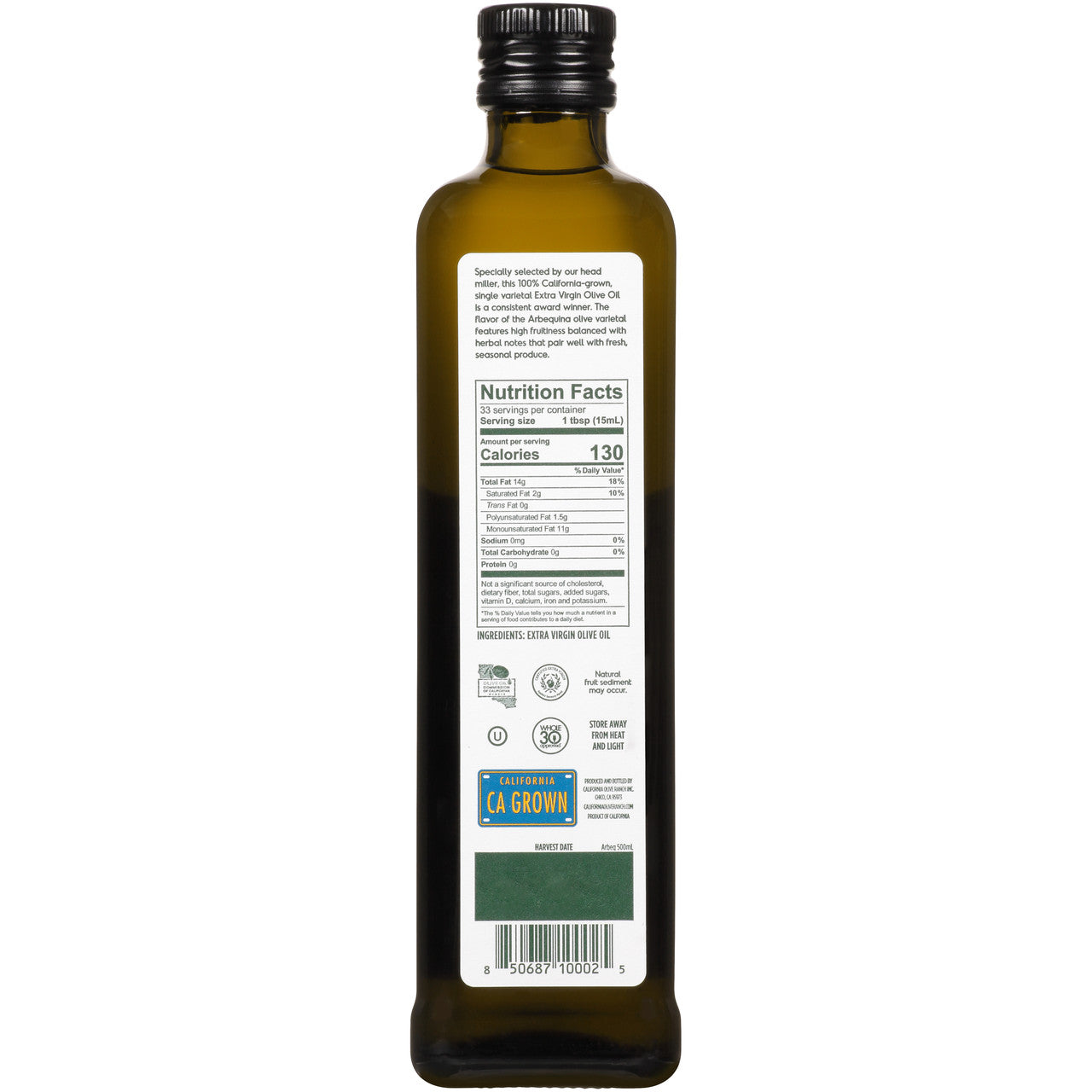 California Olive Ranch Arbequina Olive Oil  (6x16.9Oz)-3