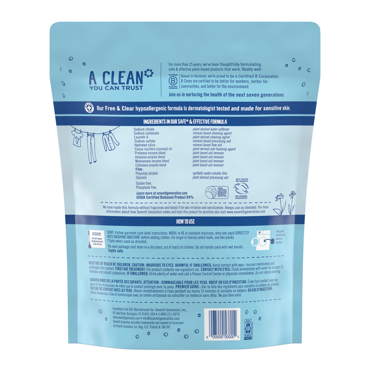 7 GEN DTRGNT PACKS F&C ( 8 X 45 CT   )-2