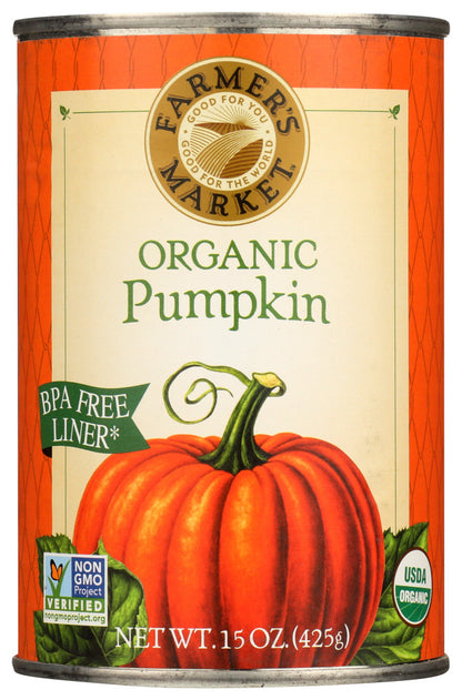 Farmers Market Can Pumpkin (12x15OZ )-0