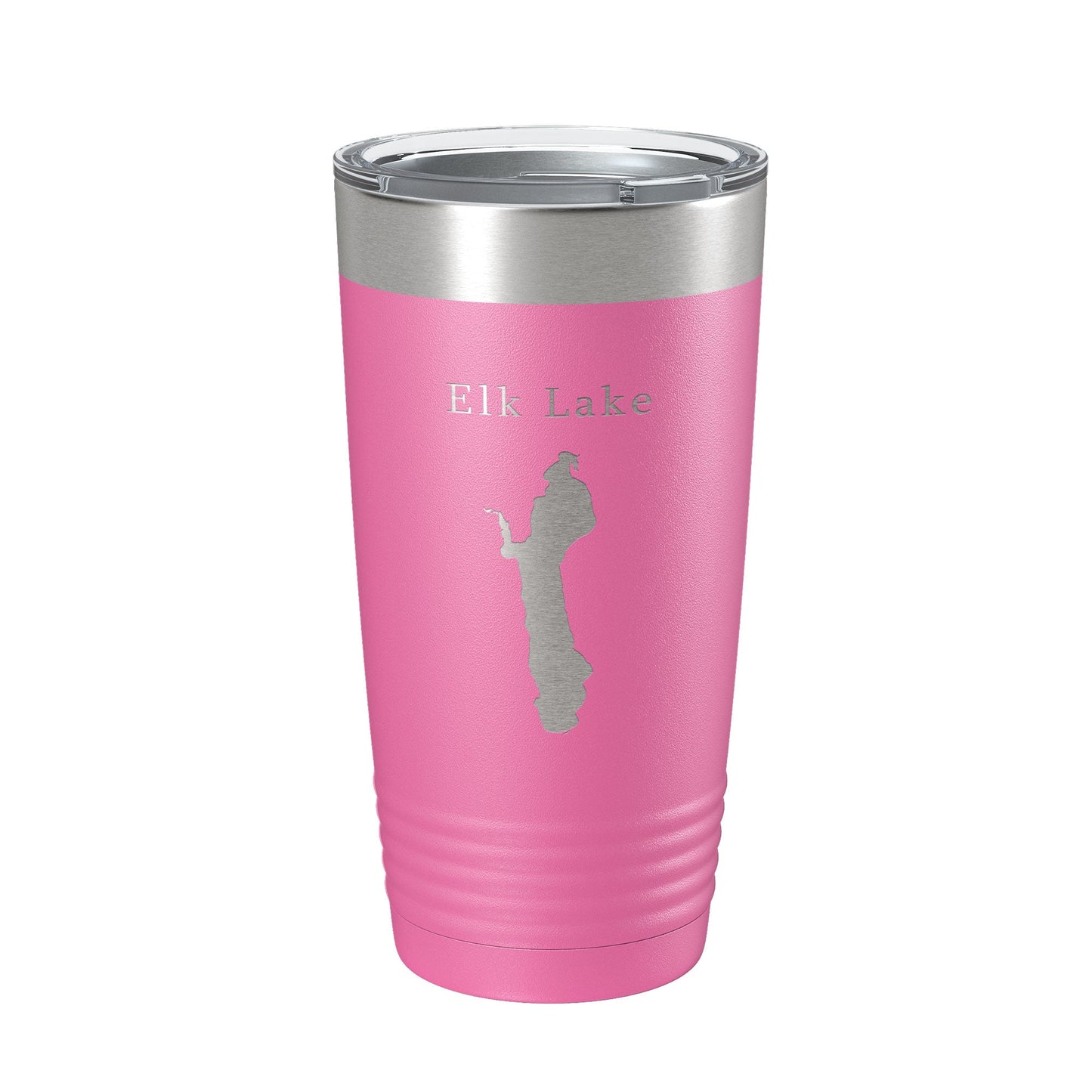 Elk Lake Map Tumbler Travel Mug Insulated Laser Engraved Coffee Cup Michigan 20 oz-11