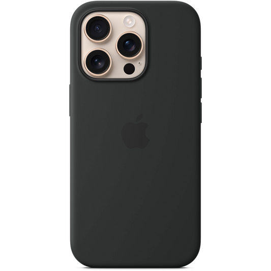 Husa de protectie Apple Silicone Case with MagSafe pentru iPhone 16 Pro - Black (MYYJ3ZM/A)-0