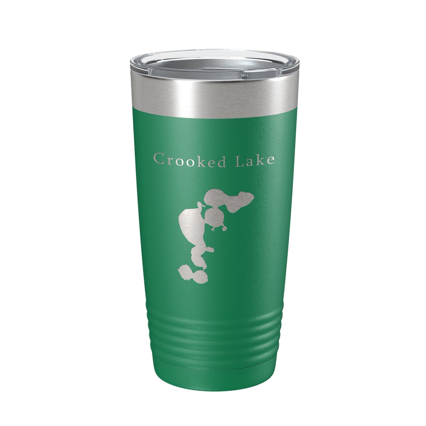 Crooked Lake Map Tumbler Travel Mug Insulated Laser Engraved Coffee Cup Florida 20 oz-9
