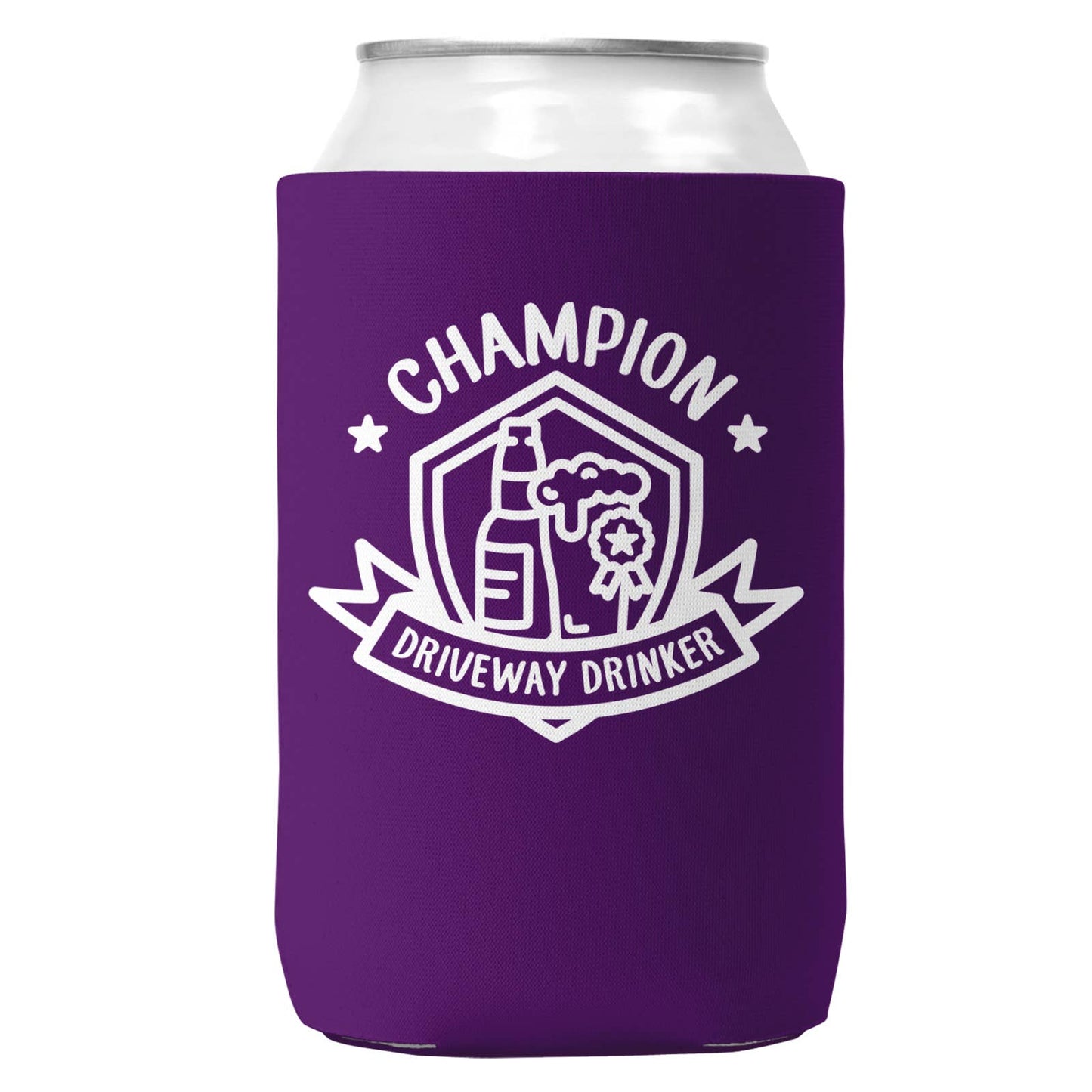 Champion Driveway Drinker Can Coozie Cooler for 12oz Cans-2