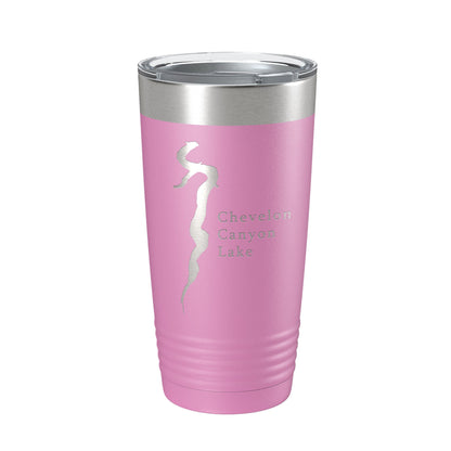Chevelon Canyon Lake Map Tumbler Travel Mug Insulated Laser Engraved Coffee Cup Arizona 20 oz-14