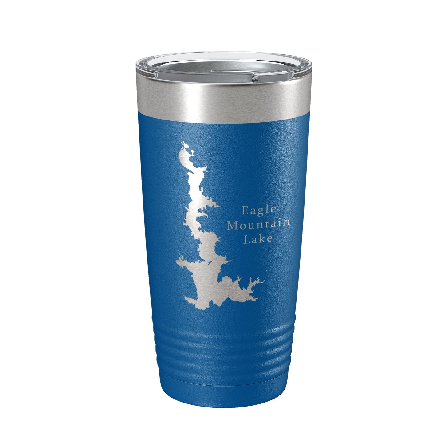 Eagle Mountain Lake Map Tumbler Travel Mug Insulated Laser Engraved Coffee Cup Texas 20 oz-6