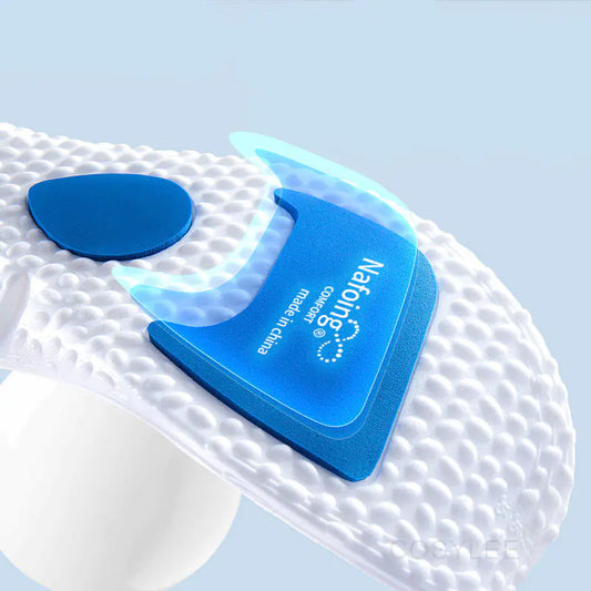 Air Cushion Sports Insoles with Shock Absorption & Breathability