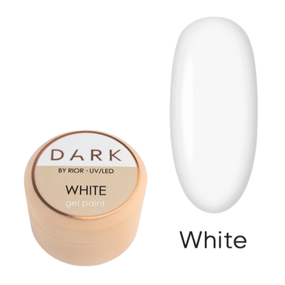 DARK White Gel Paint, 5g-0