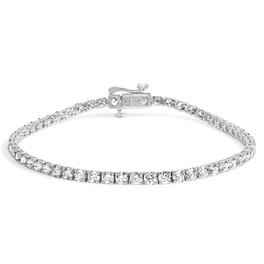 14K Gold 5.0 Cttw Lab Grown Diamond Tennis Bracelet (F-G Color, VS1-VS2 Clarity) - 7.25" Inches-0