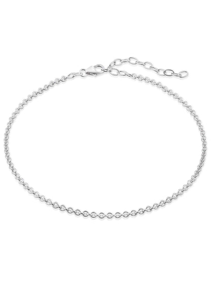Fußkette Ankerkette DELICATE Silber-0