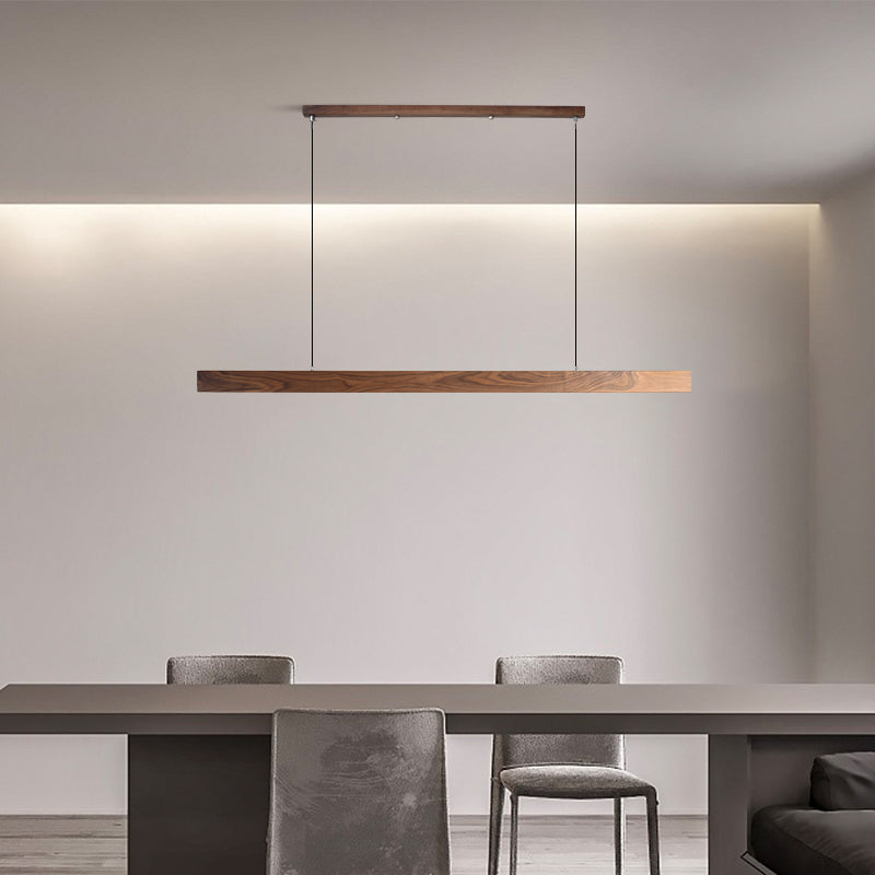 High-Powered Hanging Wooden Beam Pendant Light-12