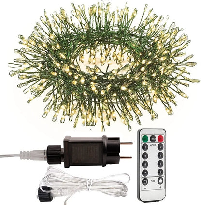 Cluster String Lights with Remote (1000LED)-0