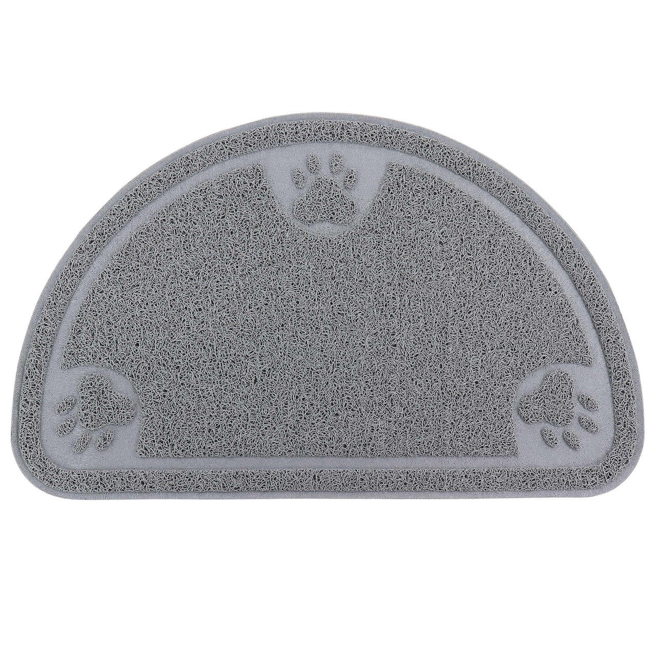 Gibson Home Pet Elements 14.2 x 23.6 Inch Paw Print Placemat in Grey-0