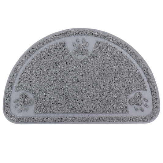 Gibson Home Pet Elements 14.2 x 23.6 Inch Paw Print Placemat in Grey-0
