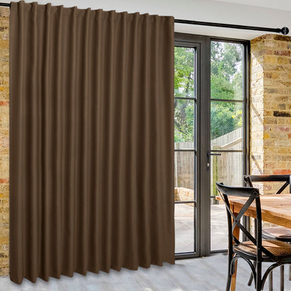 DWCN 1 Panel Wide Width Blackout Curtain, Room Divider Curtains-12