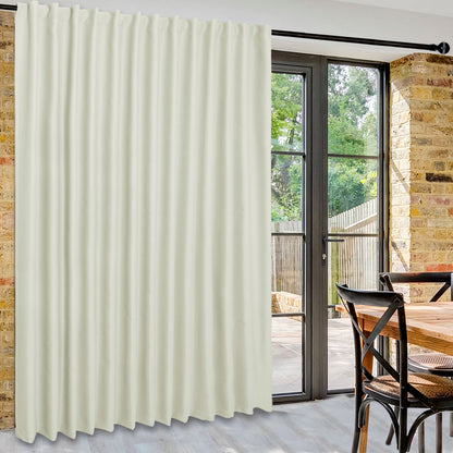 DWCN 1 Panel Wide Width Blackout Curtain, Room Divider Curtains-11