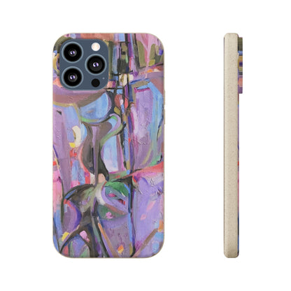 Biodegradable Phone Case with 'Passages' Abstract Original Artwork by Barbara Cleary-26
