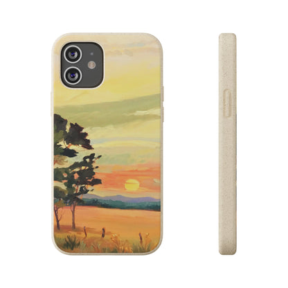 Biodegradable Phone Case with 'Sunrise' Landscape Original Artwork by Barbara Cleary-27