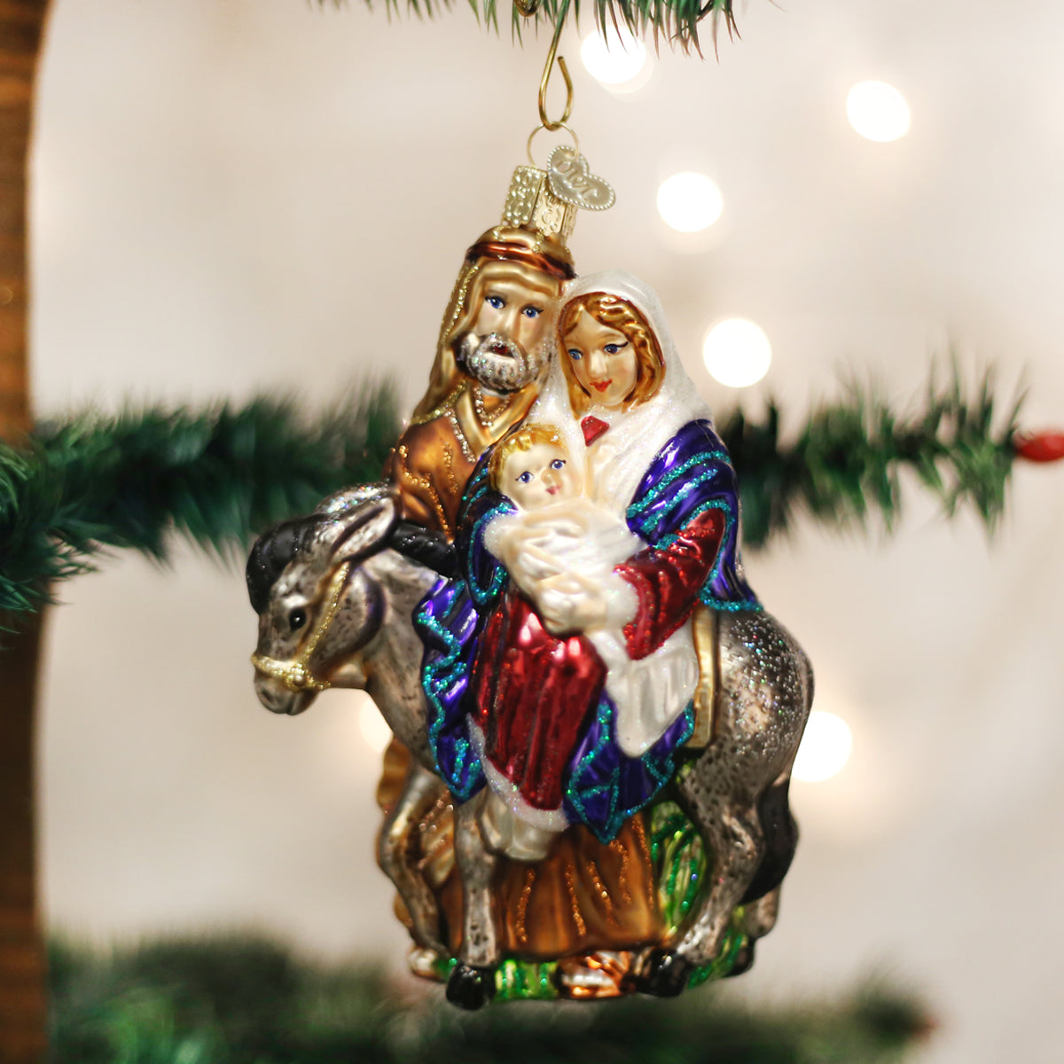 Flight To Egypt Ornament-0