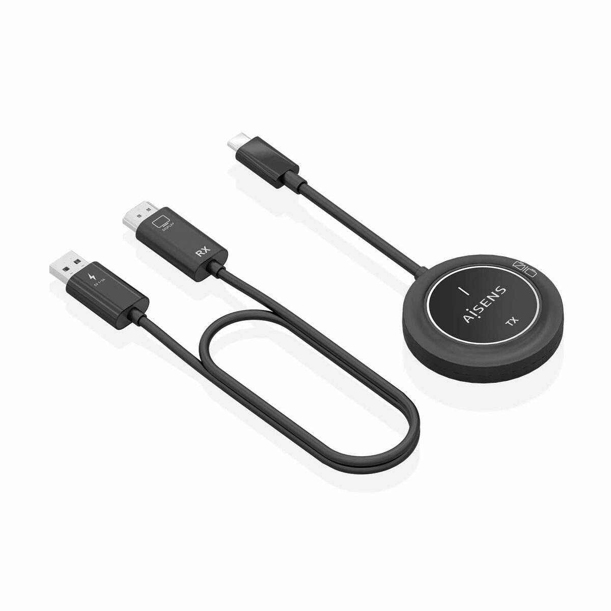 HDMI Cable Aisens ASWL-H2KC30M003-BK Black-5