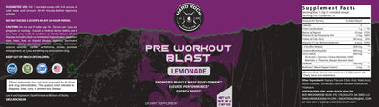 Hard Rock Health® Pre-Workout Blast Lemonade Flavor-2