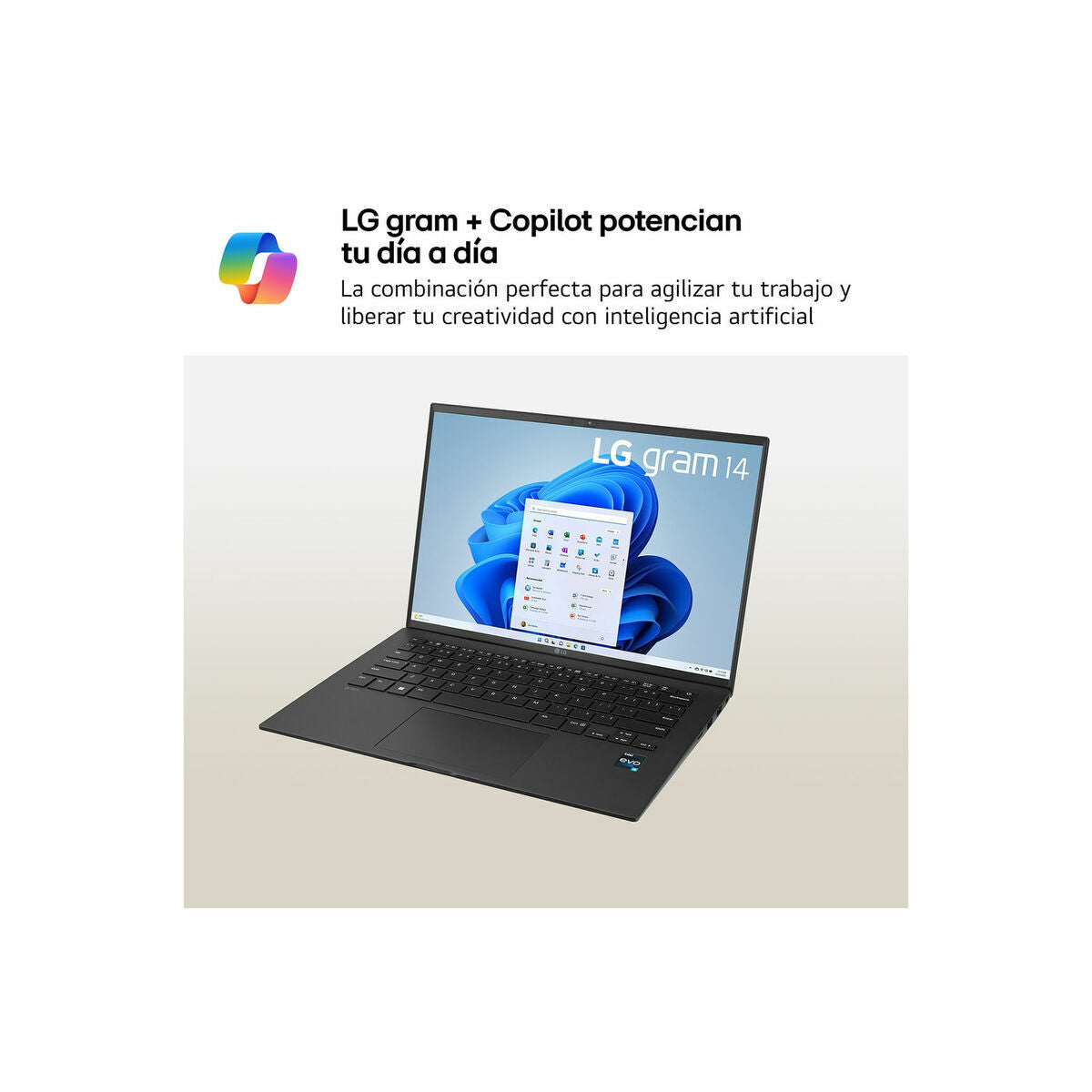 Laptop LG 14Z90RU-G.AA55B 14" 16 GB RAM 512 GB SSD Spanish Qwerty i5-1334U-24