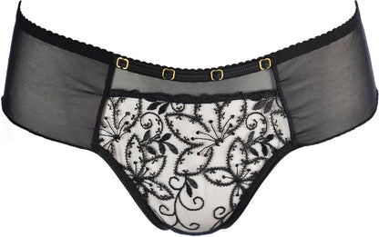 Ultra Sheer Brazilian Thong Panty Axami Black Angel-4