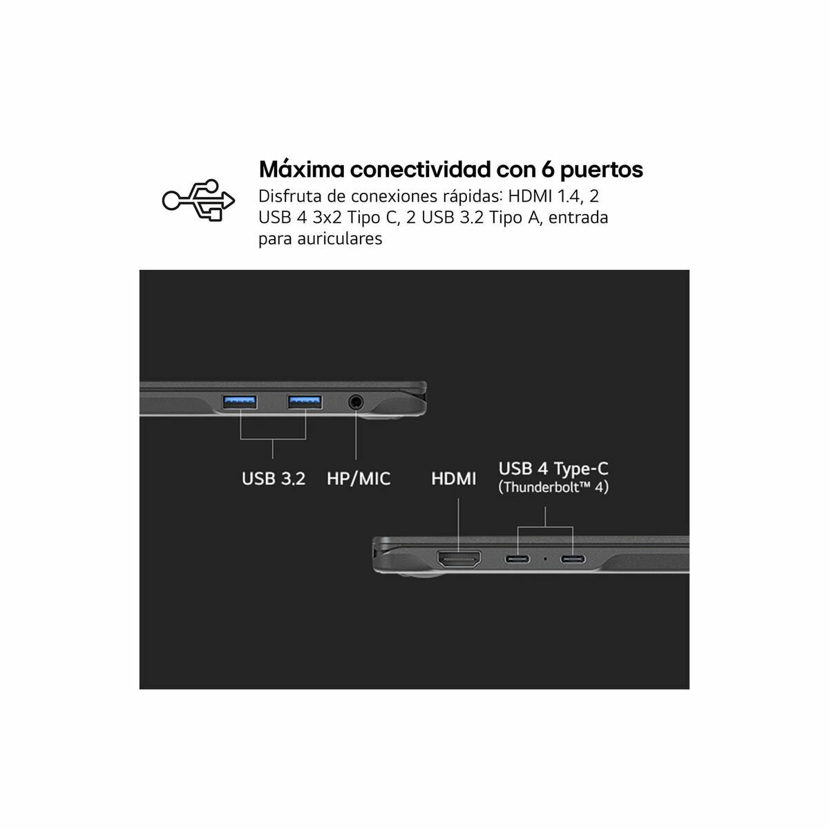 Laptop LG 16Z90RU-G.AP55B 16" i5-1334U 16 GB RAM 512 GB 512 GB SSD-3