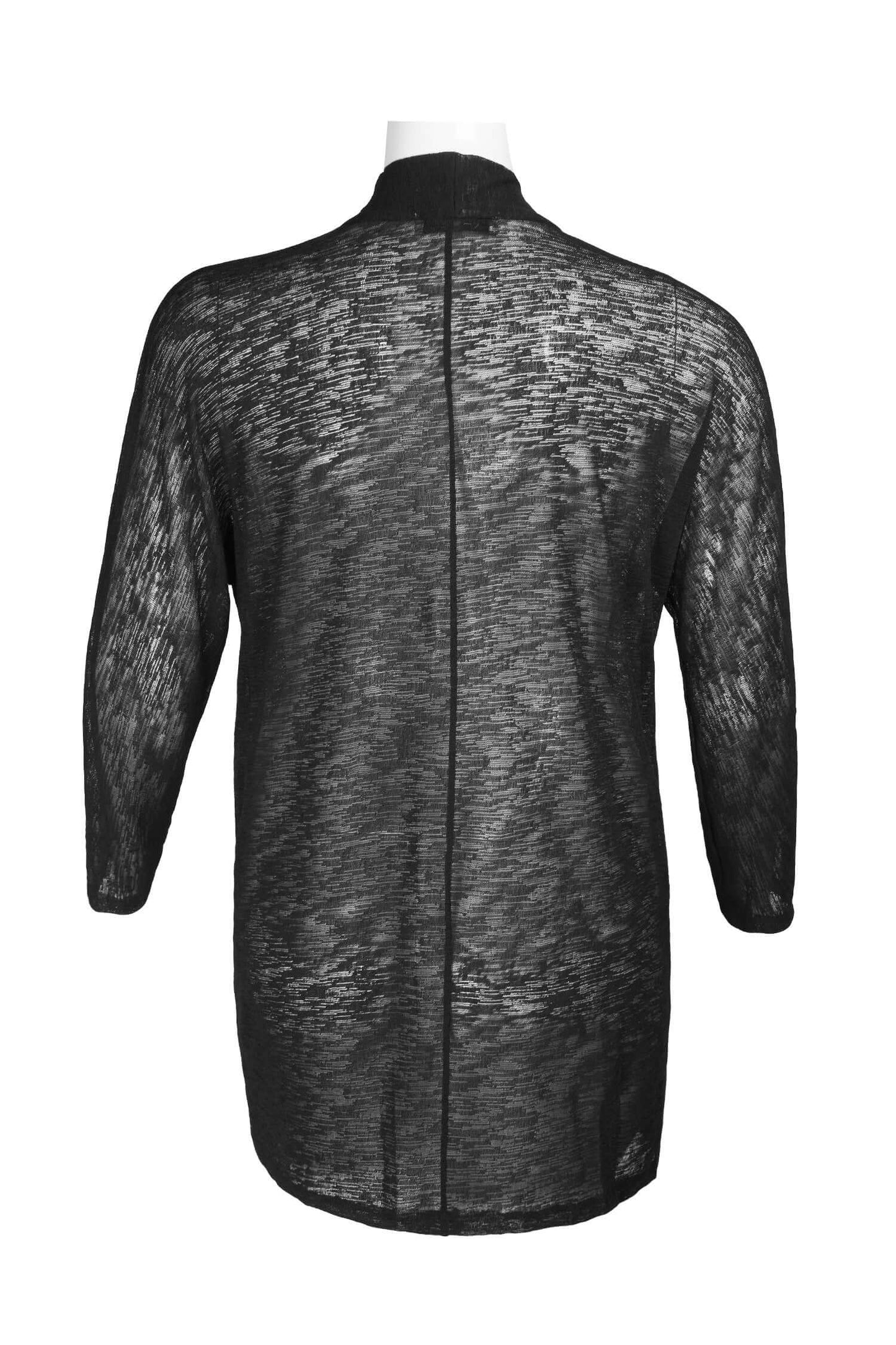 Kasper Open Front Dolman Sleeve Solid Duster Cardigan Onion Skin (Plus Size)-1