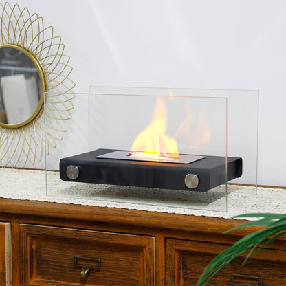 7.5" H Metal Bio Ethanol Fireplace Tabletop Ethanol Fireplace-1