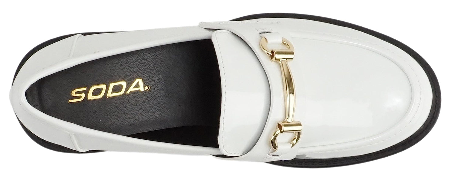 BEDALE-S White Patent Soda-4