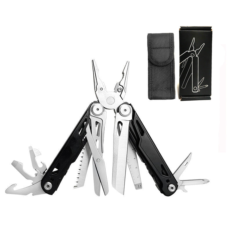Foldable Multitool Pliers with Scissors and Screwdriver Stainless Steel Multi Tool Pliers with Replaceable Wire Cutters and Saw-3