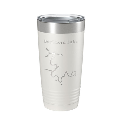 Buckhorn Lake Map Tumbler Travel Mug Insulated Laser Engraved Coffee Cup Kentucky 20 oz-1