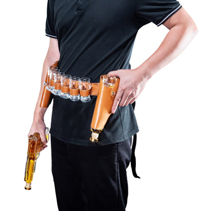 Gifts for Men Dad, 10.1 Oz Whiskey Gun Decanter Set + 2 Bullet Glasses - Unique Birthday Pistol Gift Ideas Daughter Son, Personalized Liquor Dispenser - Scotch Bourbon Vodka, Him, Brother Husband-11