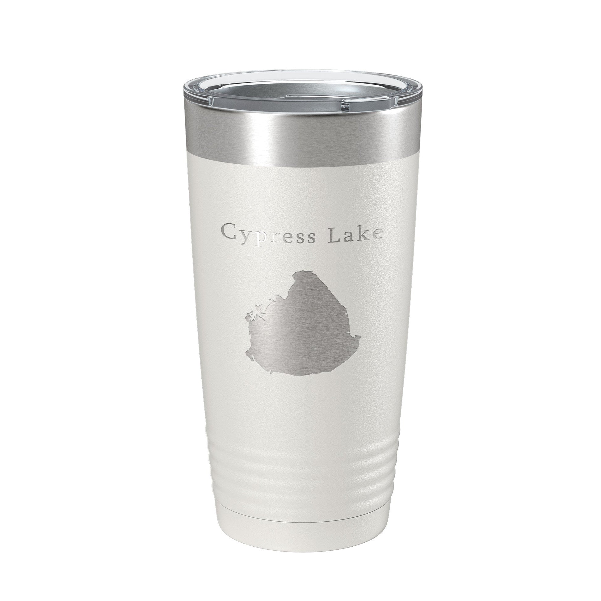 Cypress Lake Map Tumbler Travel Mug Insulated Laser Engraved Coffee Cup Kissimmee Orlando Florida 20 oz-1