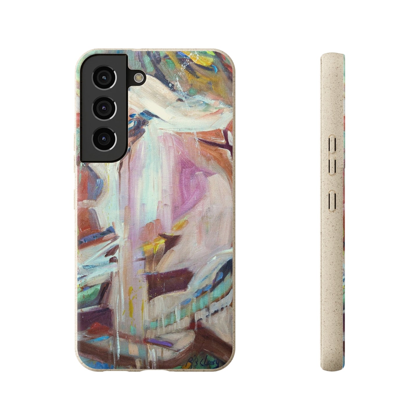 Biodegradable Phone Case with 'All Seasons' Abstract Original Artwork by Barbara Cleary-39