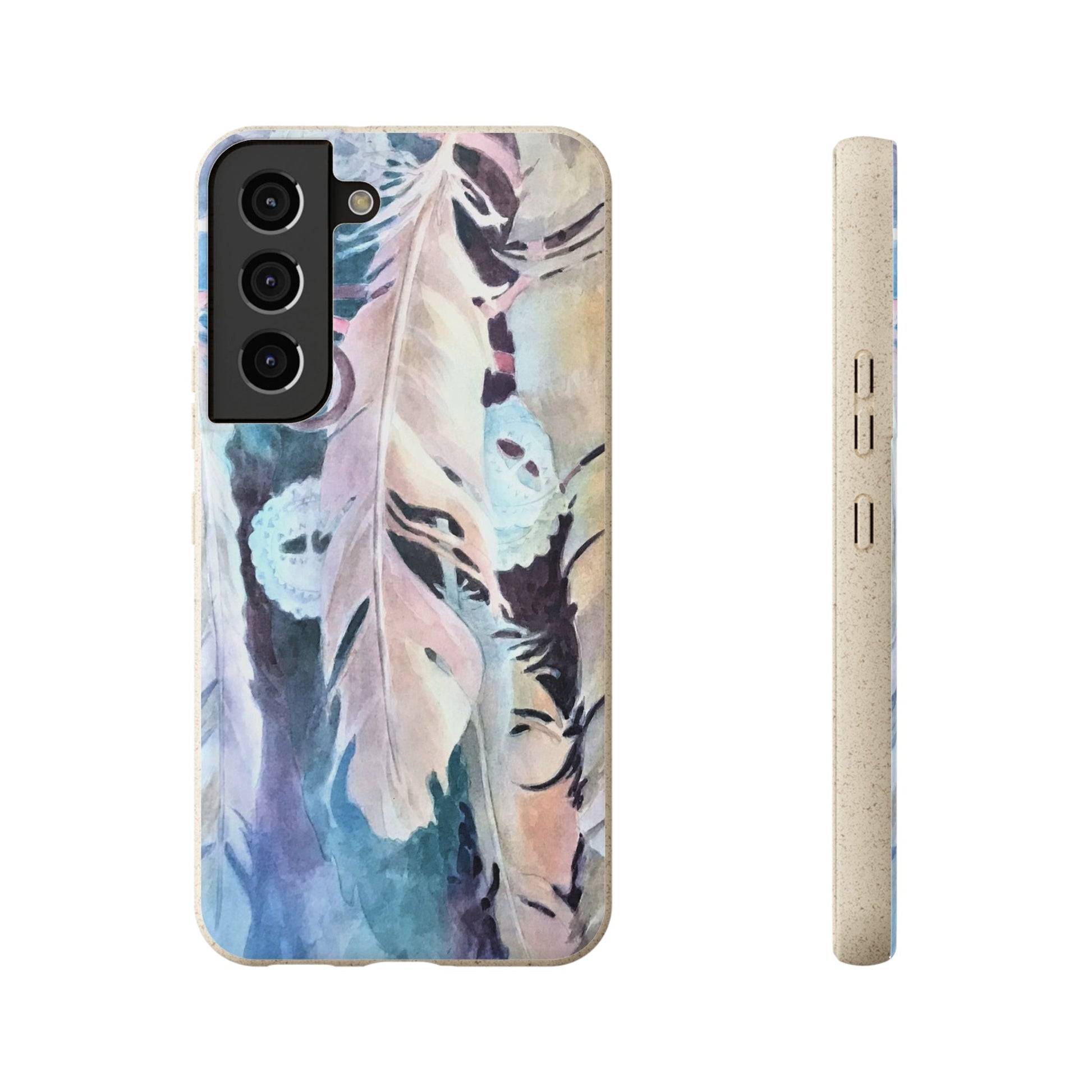 Biodegradable Phone Case with 'Conchos' Watercolor Original Artwork by Barbara Cleary-33