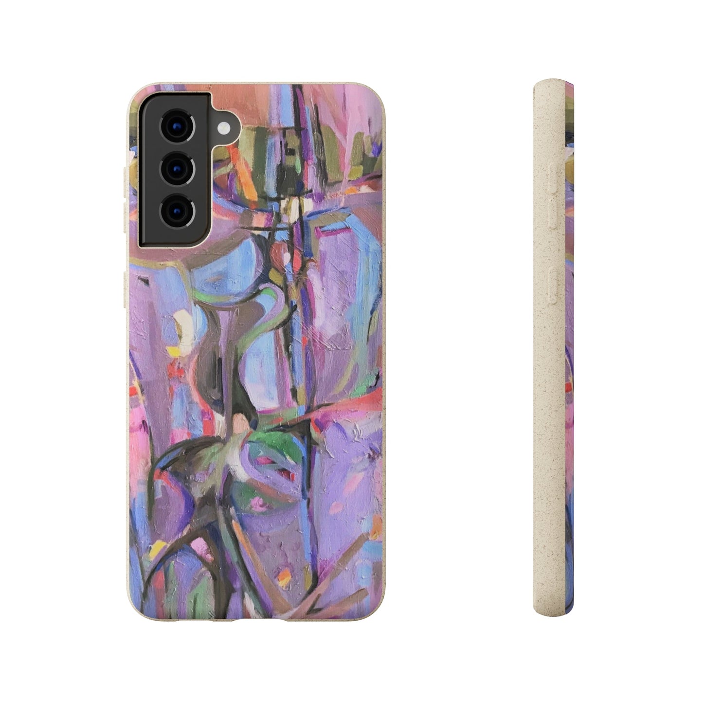 Biodegradable Phone Case with 'Passages' Abstract Original Artwork by Barbara Cleary-43