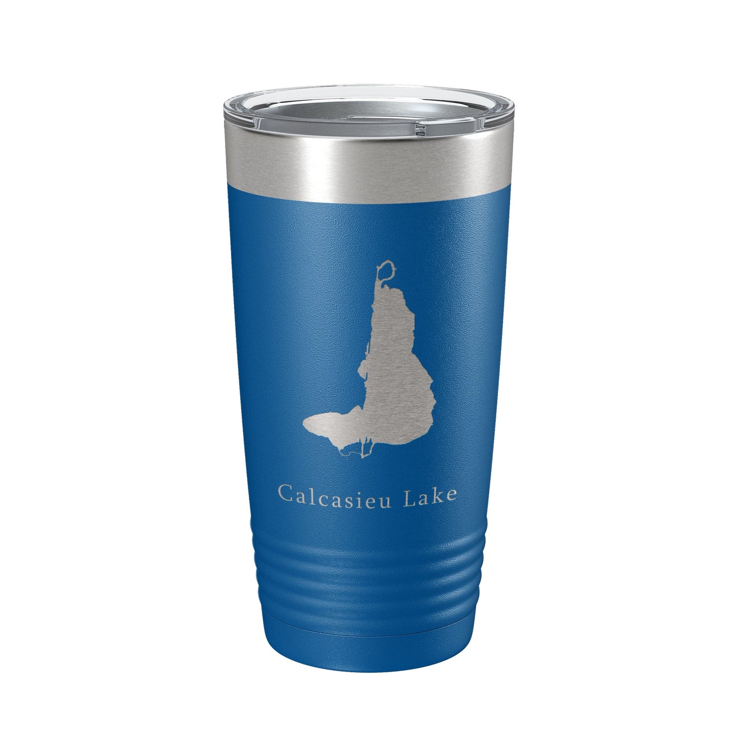 Calcasieu Lake Map Tumbler Travel Mug Insulated Laser Engraved Coffee Cup Louisiana 20 oz-6