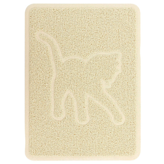 Gibson Everyday Pet Elements 18.5 x 13.78 Inch Cat Silhouette Placemat in Tan-0