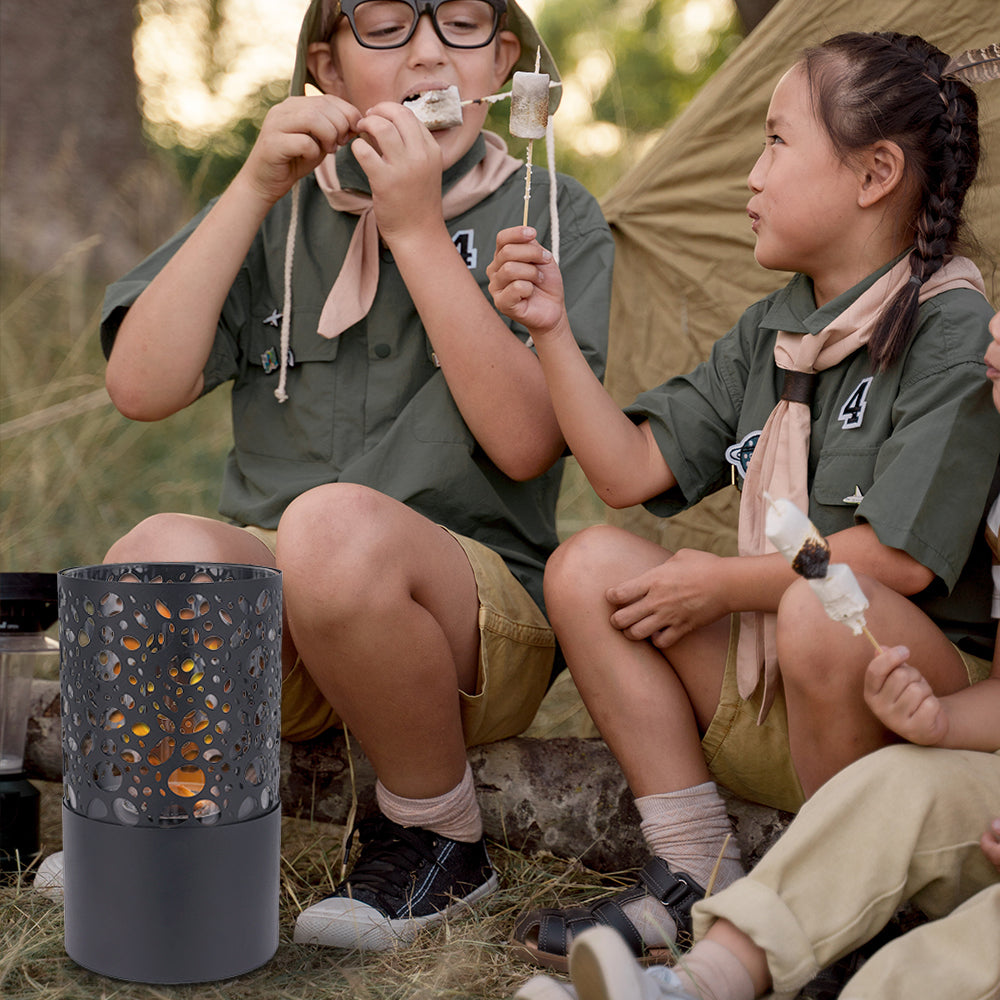 7" x 7" x 12" Tabletop Fireplace-4