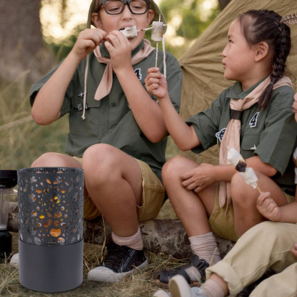 7" x 7" x 12" Tabletop Fireplace-4