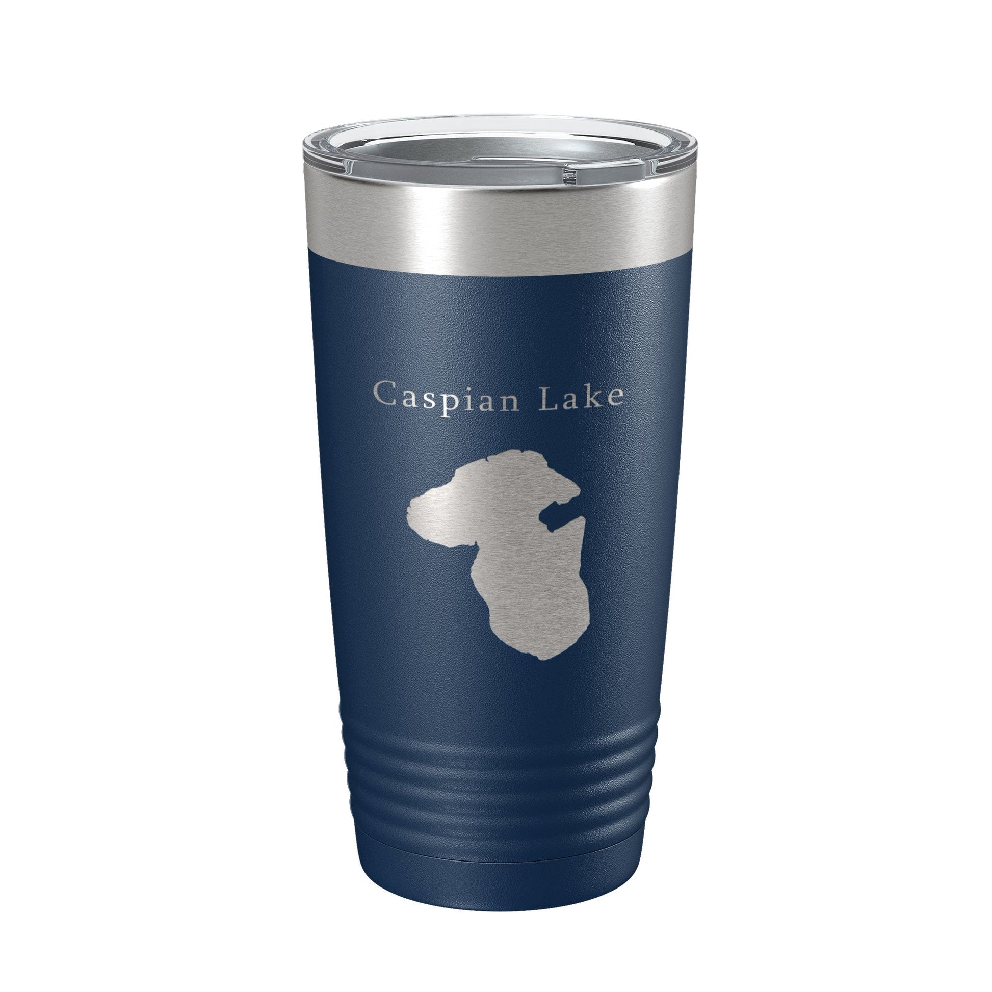 Caspian Lake Map Tumbler Travel Mug Insulated Laser Engraved Coffee Cup Vermont 20 oz-2