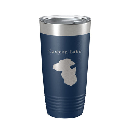 Caspian Lake Map Tumbler Travel Mug Insulated Laser Engraved Coffee Cup Vermont 20 oz-8