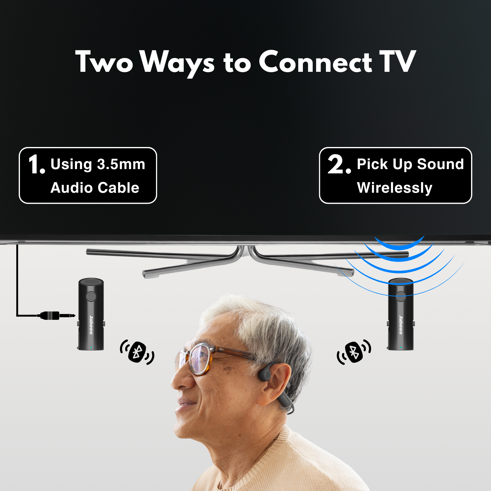 HearLink Hearing Essential Kit - Wireless Hearing Enhancement with Bone Conduction-3