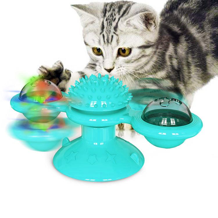 Suction Spin Feline Fun Toy-0