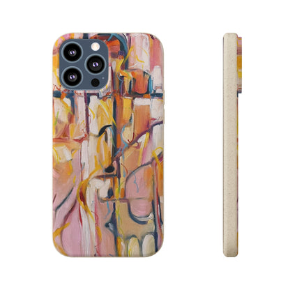 Biodegradable Phone Case with 'Abstract Pueblo' Original Artwork by Barbara Cleary-25
