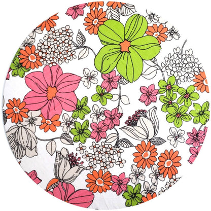 Charlo's Set of 4 Round Placemats Covers  Nina's Gardens 14 Dia inch-0